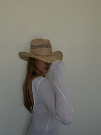 Beach cowgirl hat