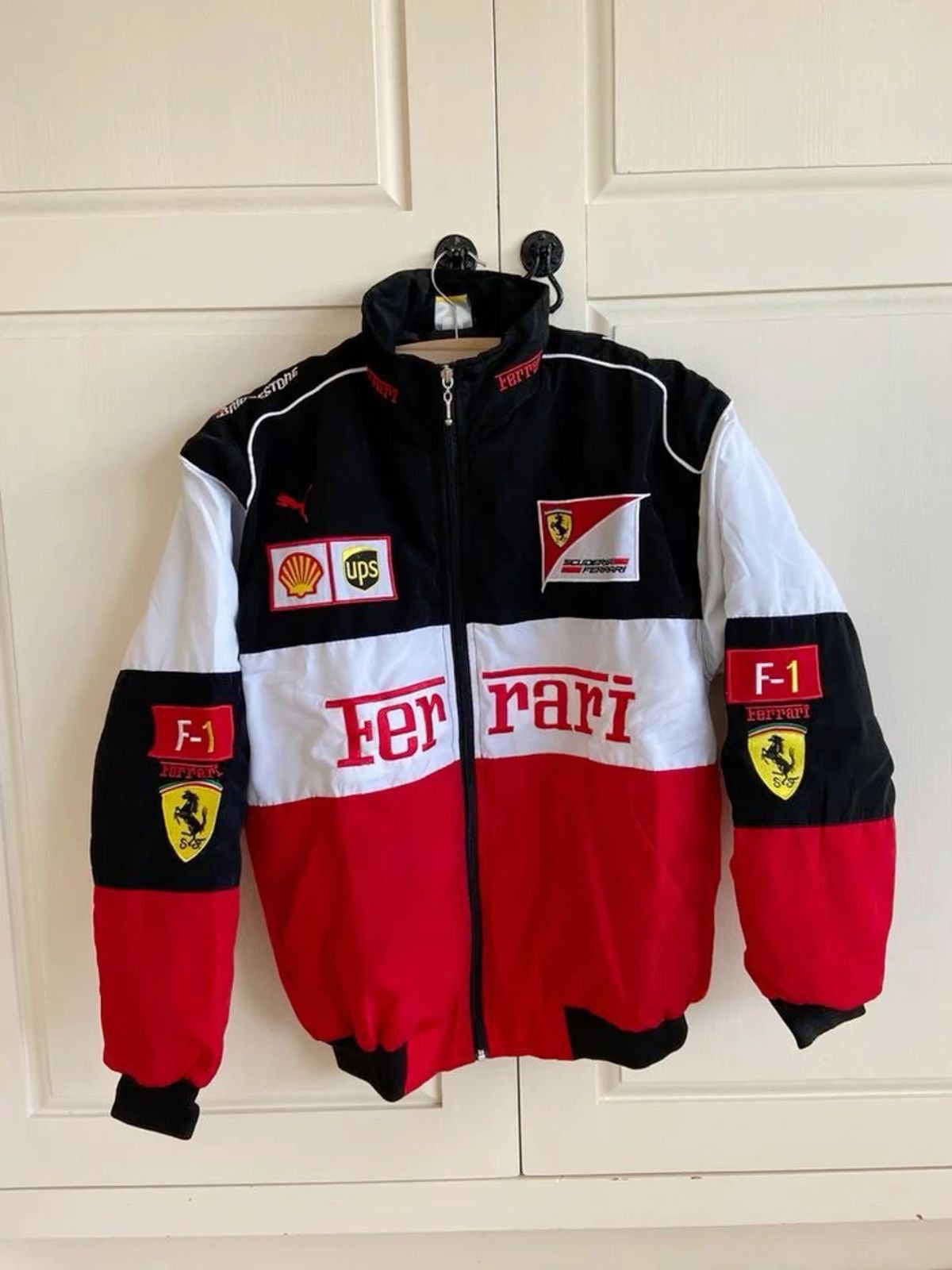 Rompevientos Chamarra Ferrari Vintage Clásica