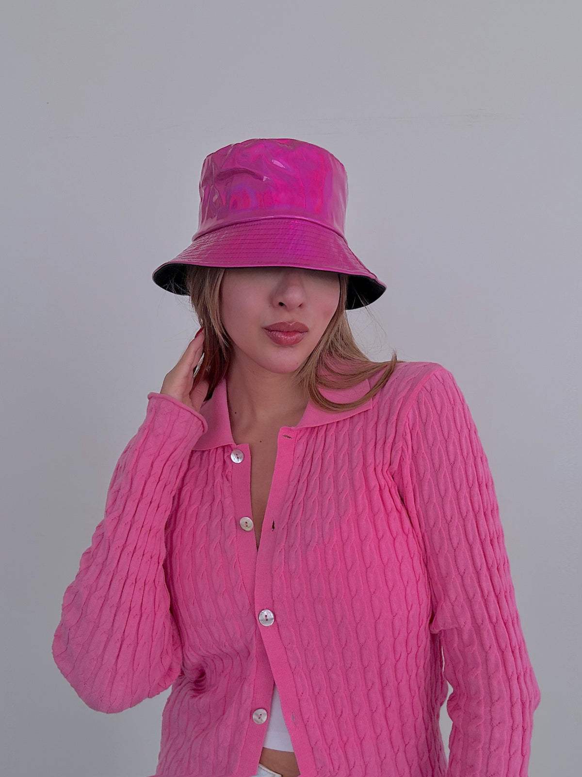 PVC Bucket Hat Rosa