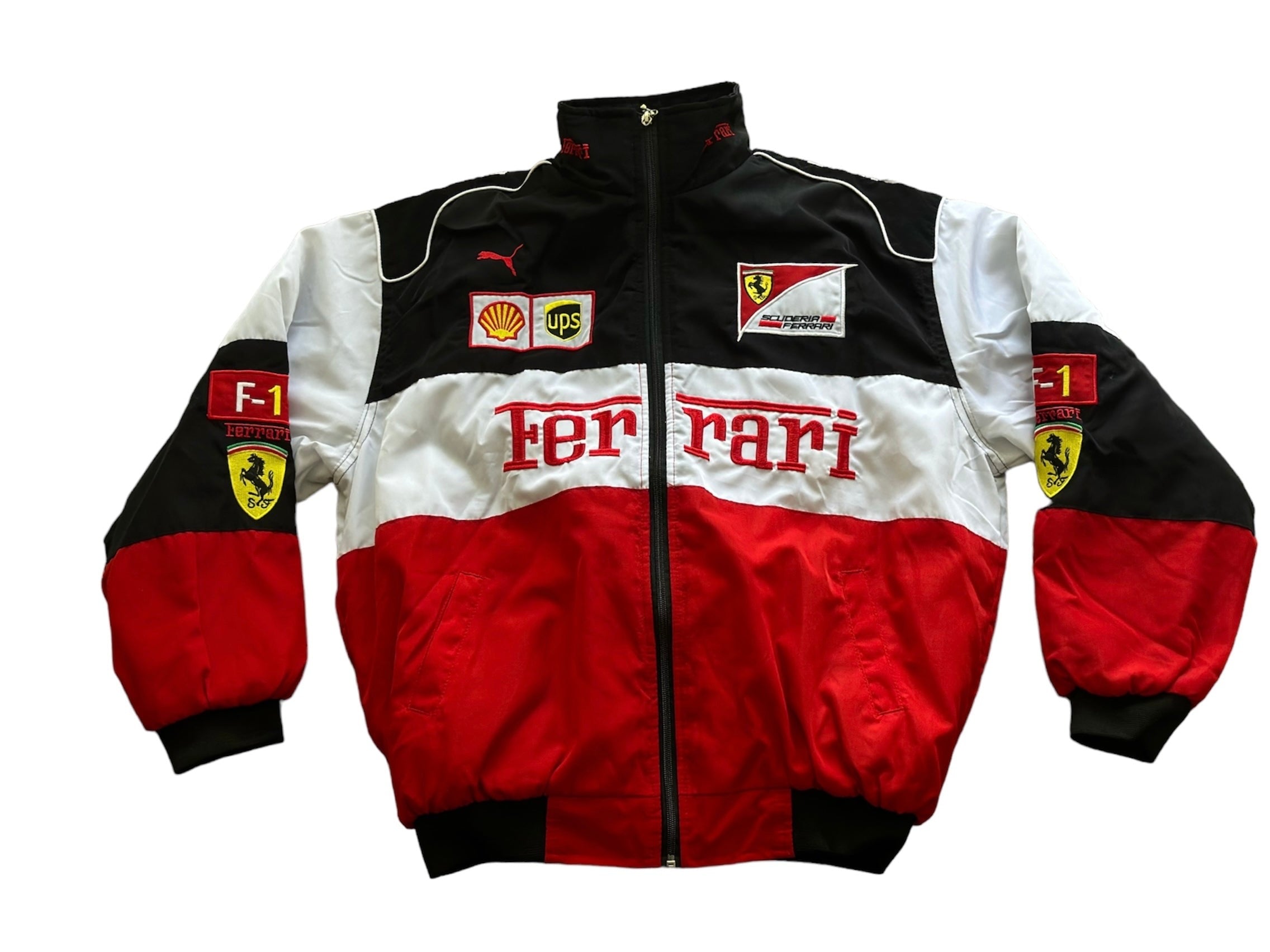 Rompevientos Chamarra Ferrari Vintage Clásica
