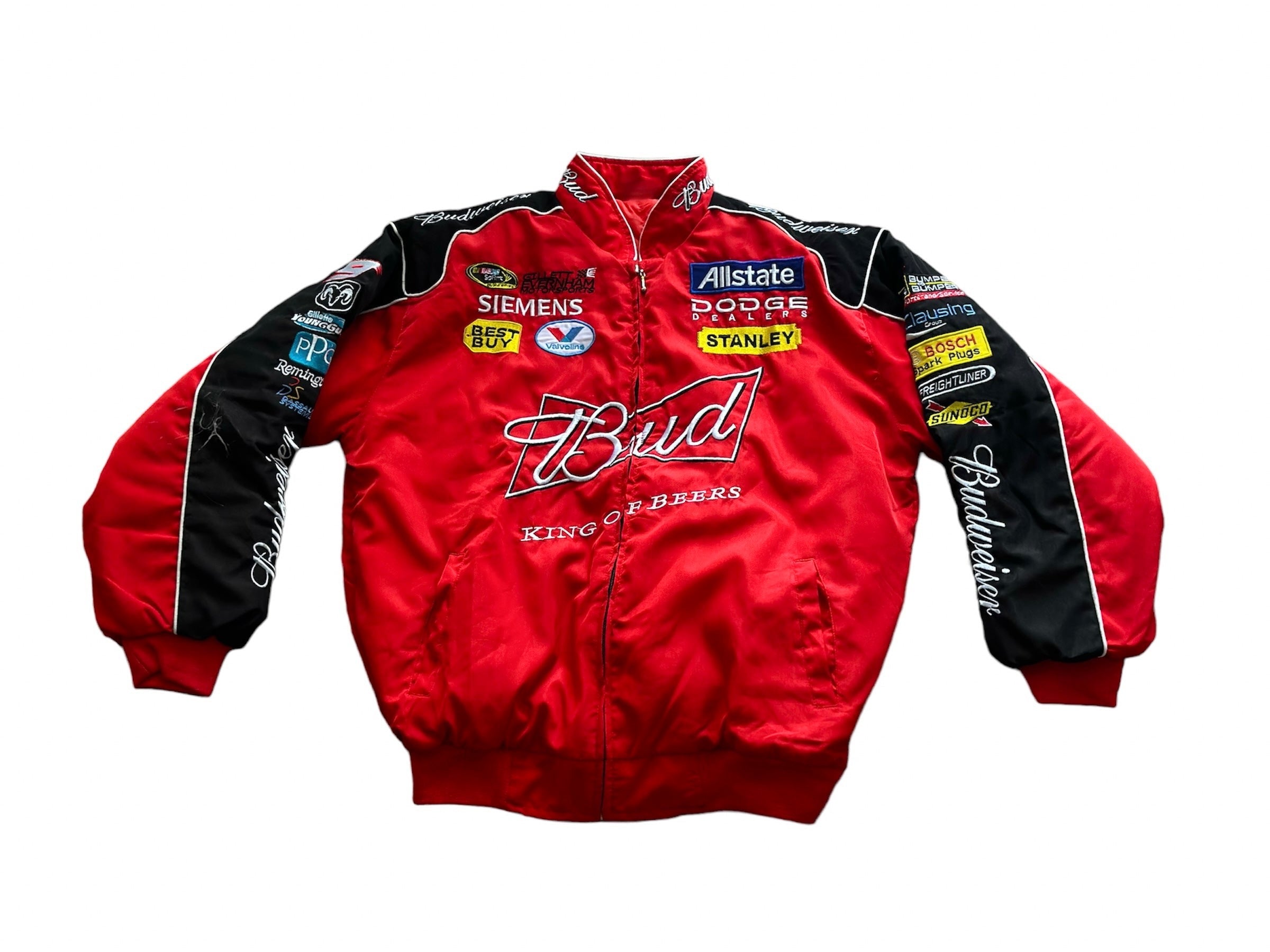 Chamarra Budwiser Vintage Roja