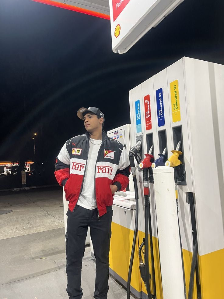 Rompevientos Chamarra Ferrari Vintage Clásica