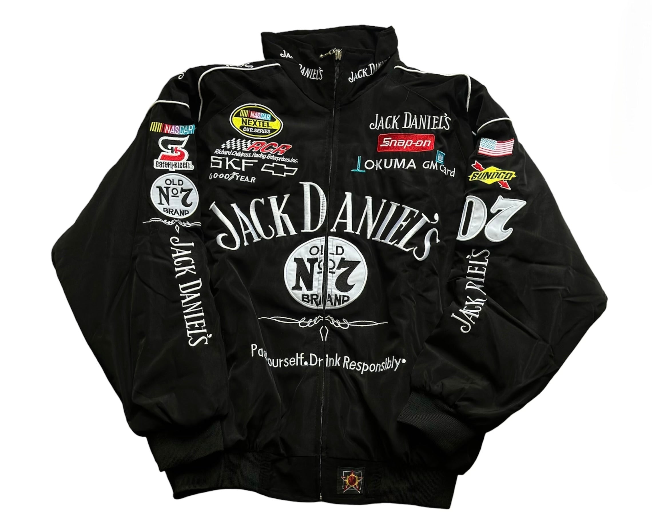 Chamarra Jack Daniel’s Vintage Negra