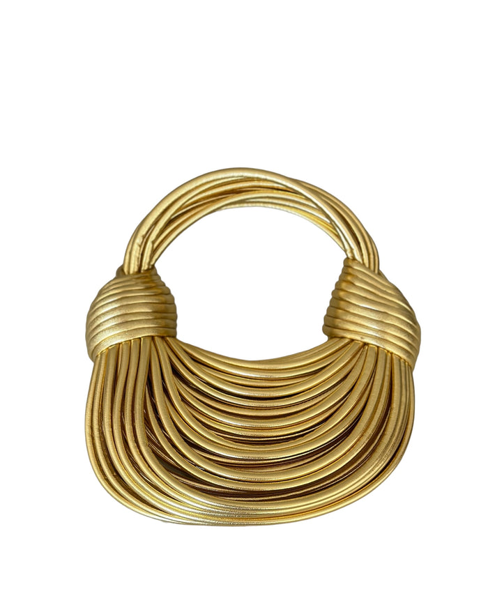 Lover’s knot gold bag