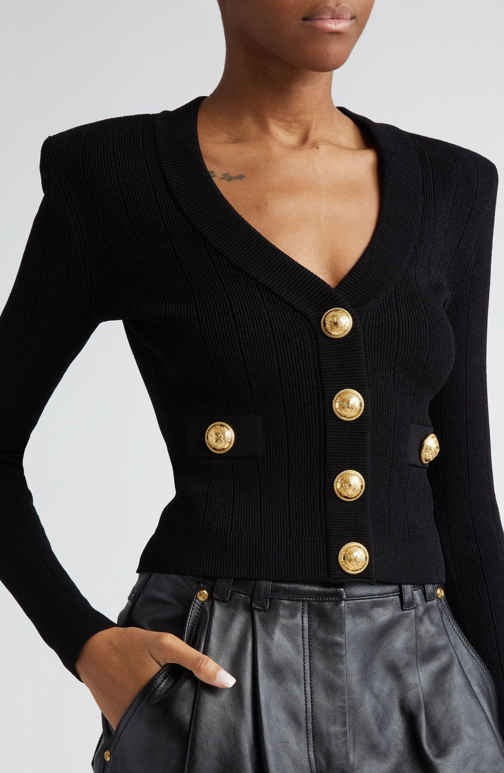 ribbed sweater