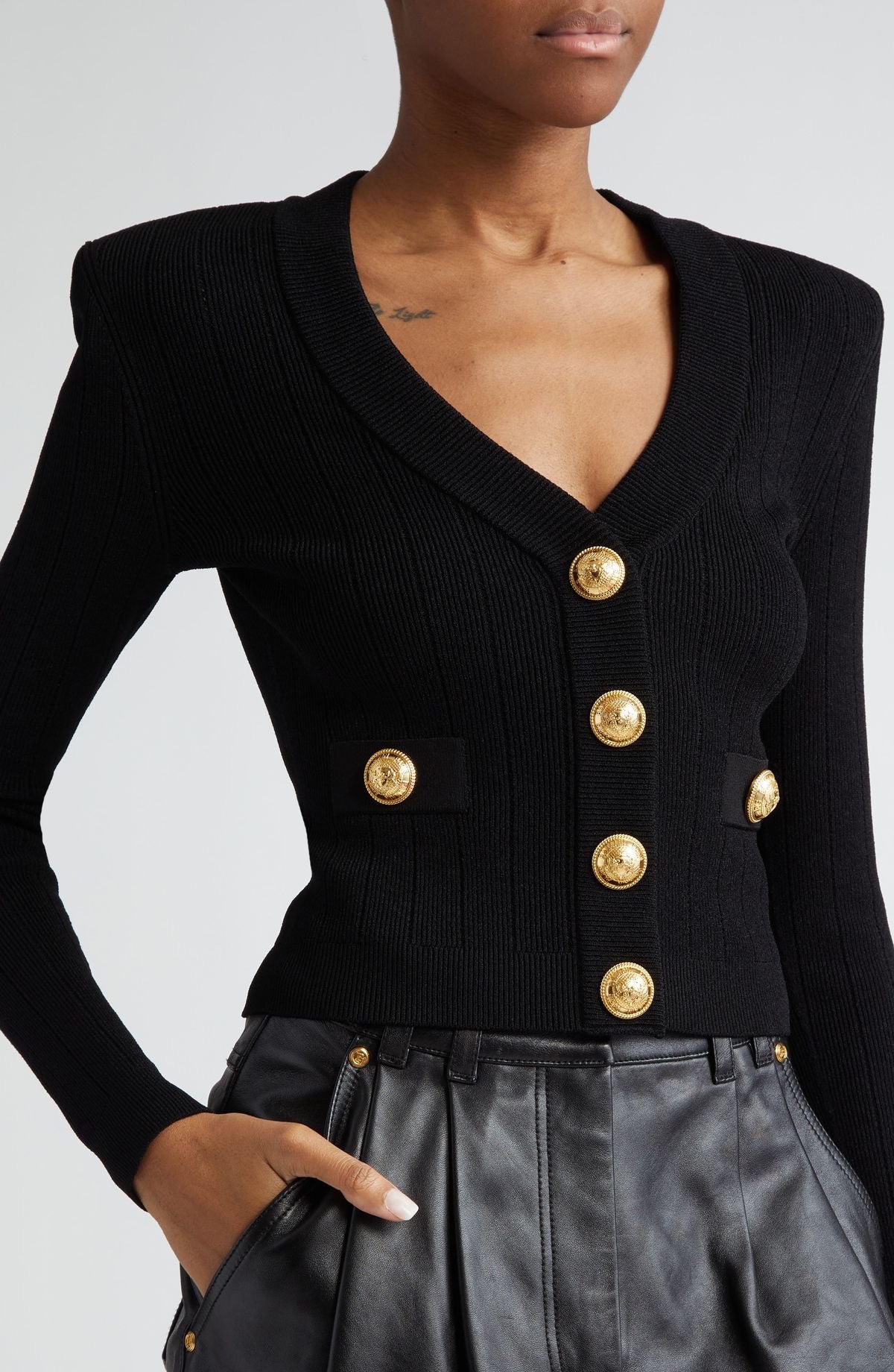 ribbed sweater