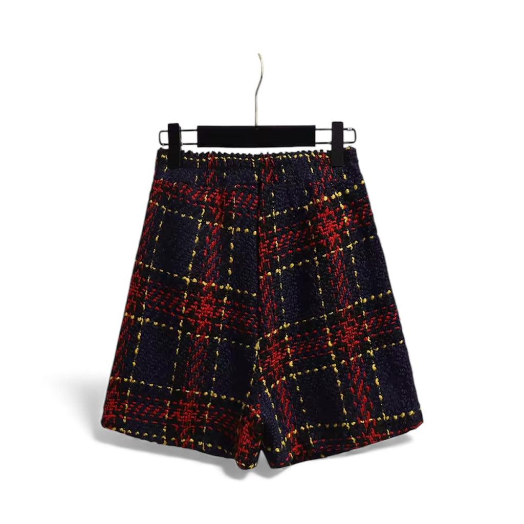 Red tweed set
