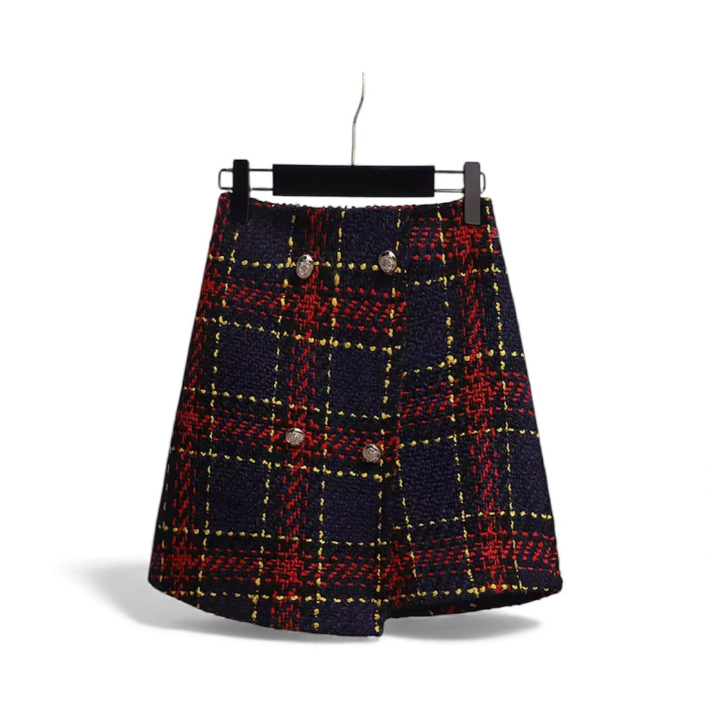 Red tweed set