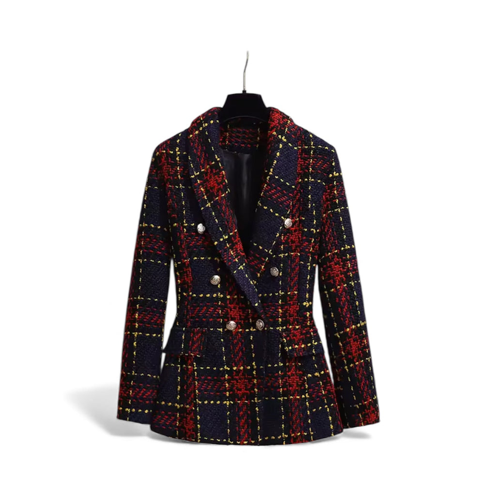 Red tweed set