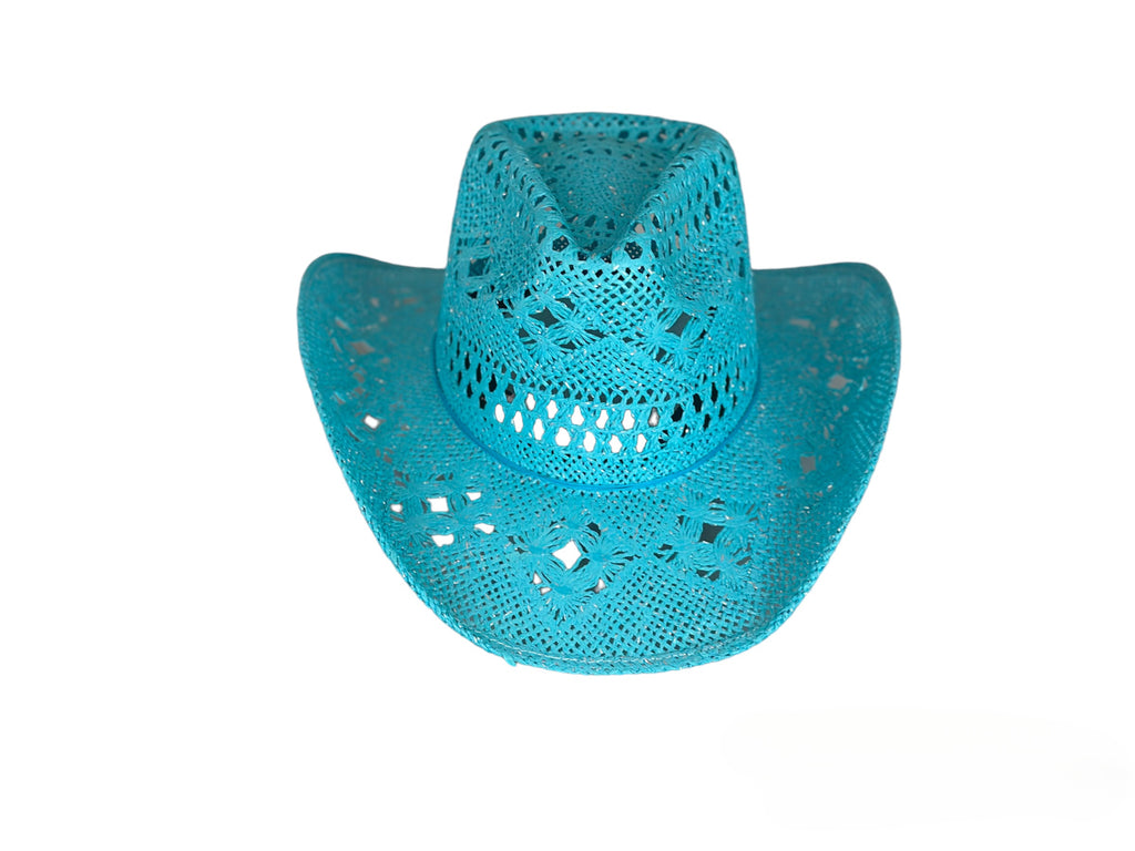 Beach cowgirl hat azul