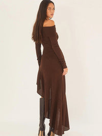 Megara brown dress