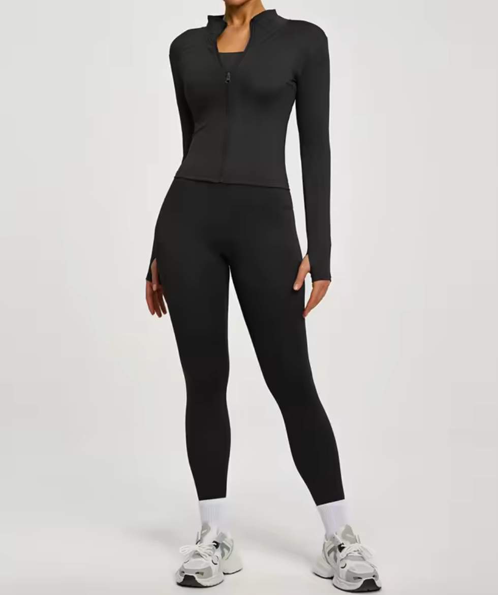 Conjunto de chamarra y leggins