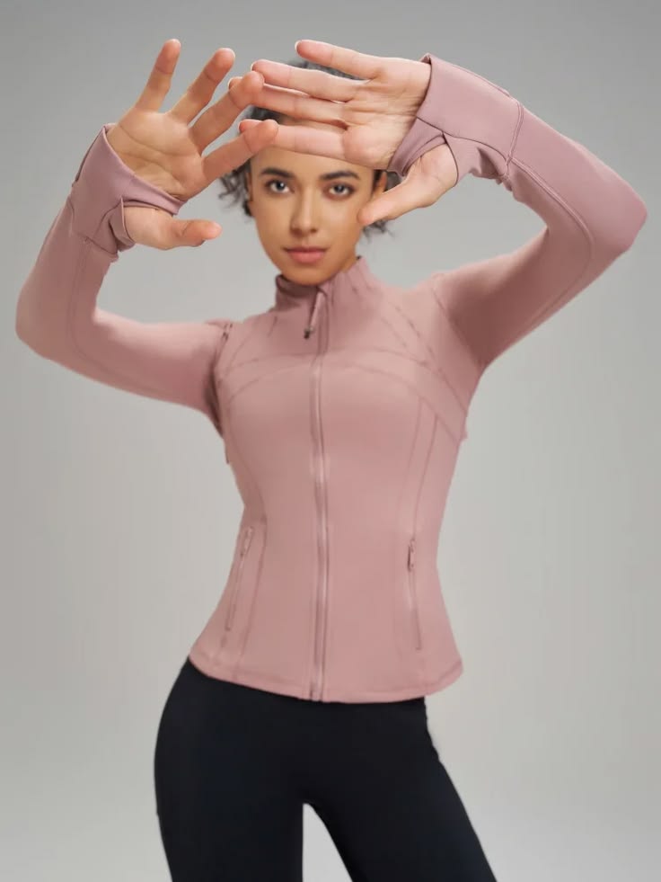 Chamarra de Ejercicio con efecto contour