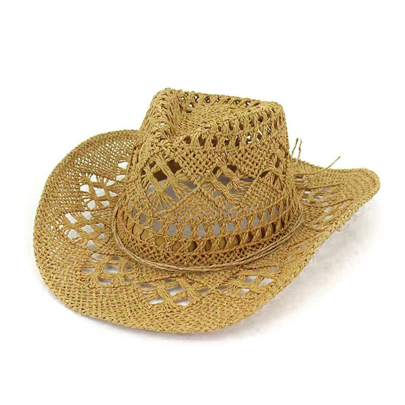 Beach cowgirl hat Khaki