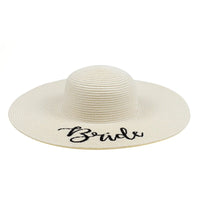 Bride floppy hat