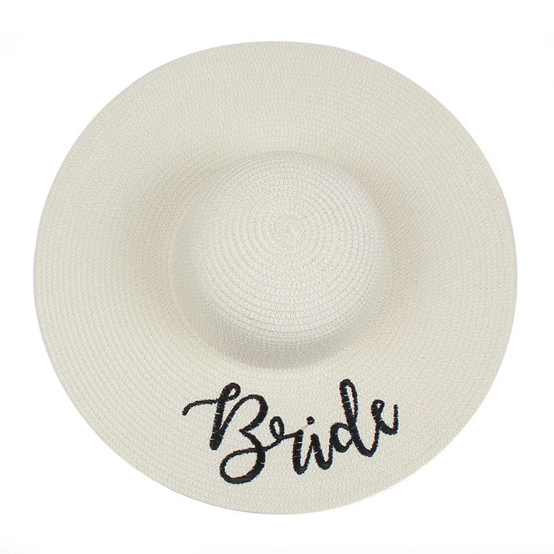 Bride floppy hat